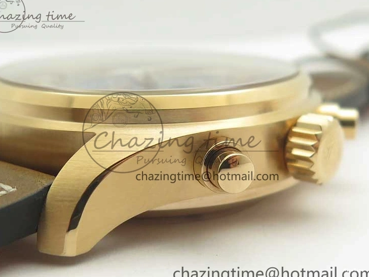 MIROTIME 0210 Sleek Pilot Chrono 377721 “Le Petit Prince” RG ZF 1:1 Best Edition on Brown Leather Strap A 7182